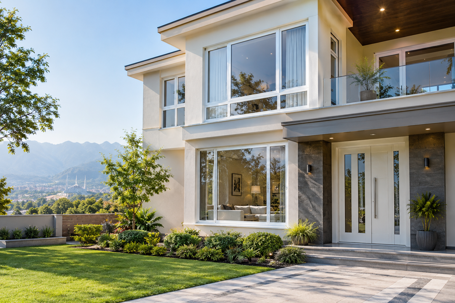 Modern Glass-Fronted Mountain Home